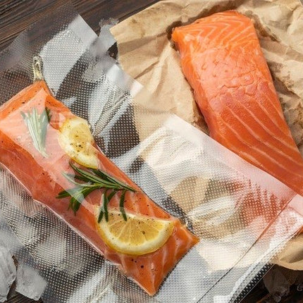 50 Vacuum Bags, 20x30 cm Storage Bags, Transparent Vacuum Sealer Bags for Efficient Storage