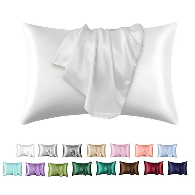 Satin pillowcase 2-pack 50 x 66cm White V1237-ZY-506-0103