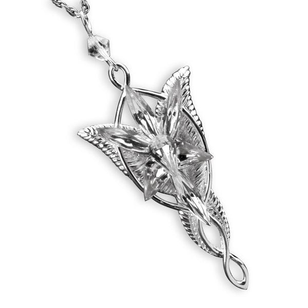 Evenstar Lord of the Rings Silver Plated Necklace Arwen V1237-ZY-506-0115