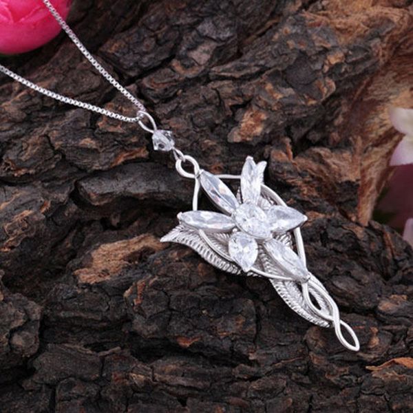 Evenstar Lord of the Rings Silver Plated Necklace Arwen – product detail