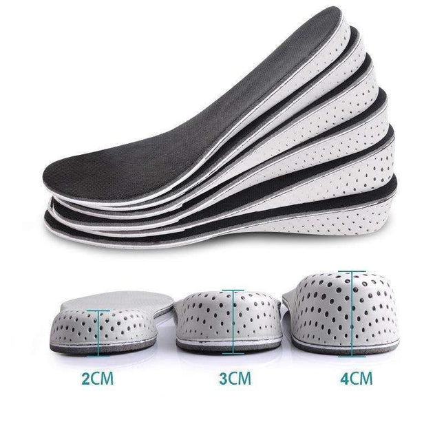 2cm 3cm 4cm Shoe Inserts Grow Taller Soles Black V1237-ZY-506-0128
