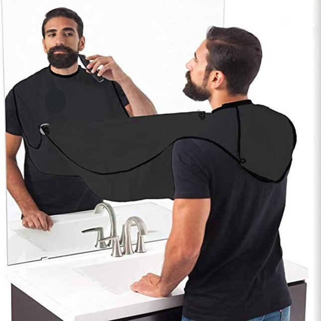 Barber Cape Black Apron for Shaving & Beard Collection – product detail