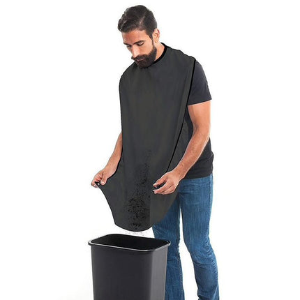 Barber Cape Black, Apron for Shaving & Beard Collection