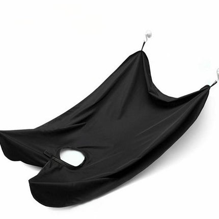 Barber Cape Black, Apron for Shaving & Beard Collection