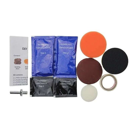 Headlight Polishing Kit MultiColor, Cleans Polishes Increases Clarity Safety