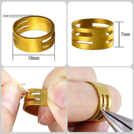 DIY Jewelry Making Kit with Pliers, Wire, Rings, Silver