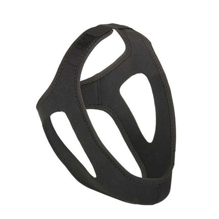 Adjustable Anti Snoring Chin Strap, Black, Stop Snoring Belt