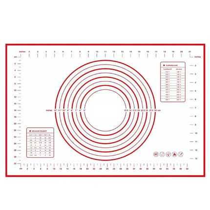 Silicone baking mat non stick multicolor, 40x60cm