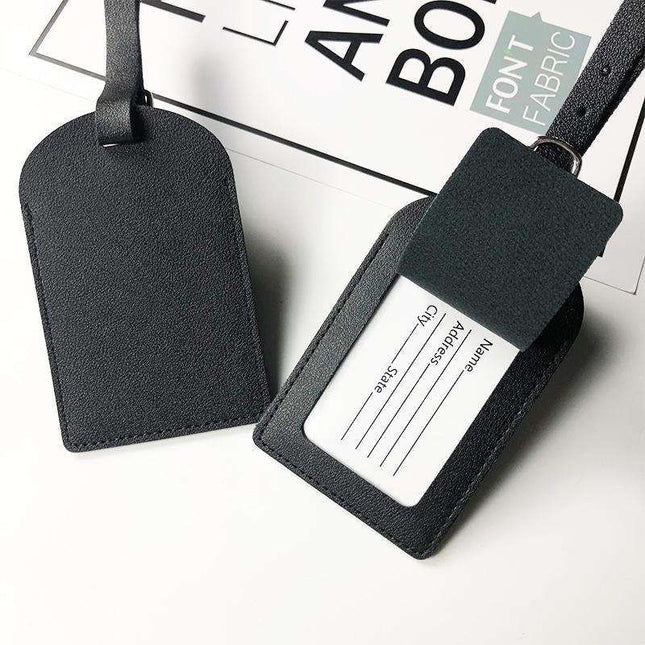 Luggage tag Black Address tag Bag marking V1237-ZY-506-0218