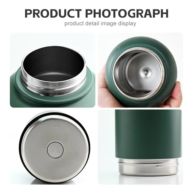Pawstock 3-in-1 Insulated Dog Water Bottle with Dual Bowls – product detail