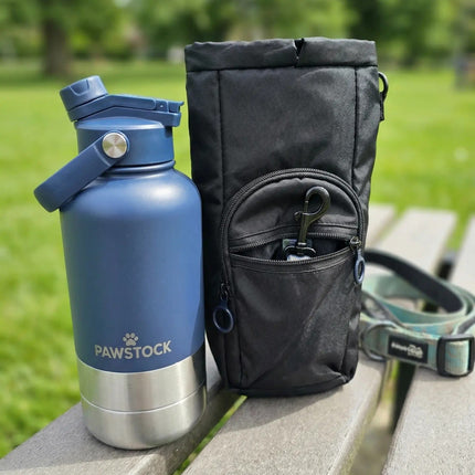 Pawstock Dog Walking Carrier Bag – Bottle & Essentials