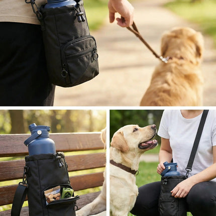 Pawstock Dog Walking Carrier Bag – Bottle & Essentials
