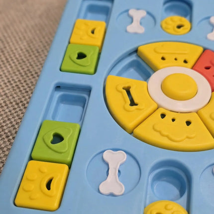 Interactive Dog Puzzle Toy – Slow Feeder & Treat Dispenser