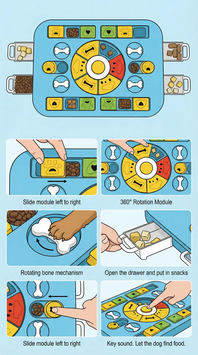 Interactive Dog Puzzle Toy