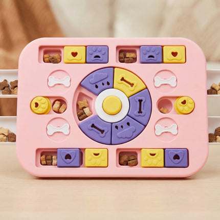 Interactive Dog Puzzle Toy – Slow Feeder & Treat Dispenser