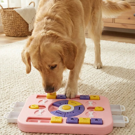 Interactive Dog Puzzle Toy – Slow Feeder & Treat Dispenser