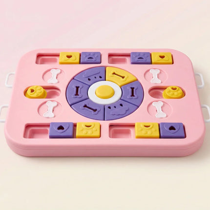 Interactive Dog Puzzle Toy – Slow Feeder & Treat Dispenser