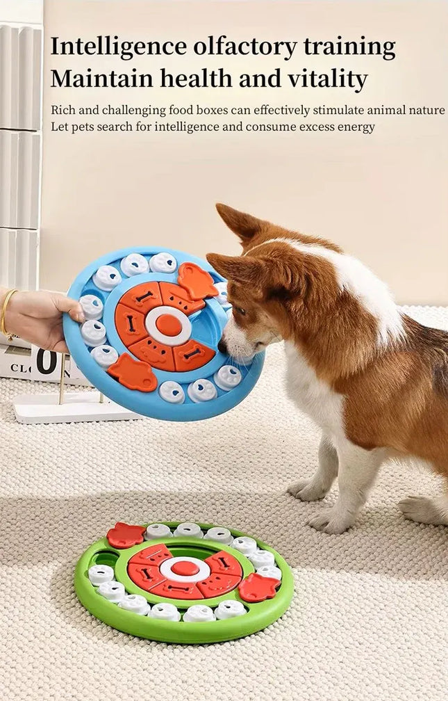 Pizza Puzzle Treat Toy for Dogs & Cats