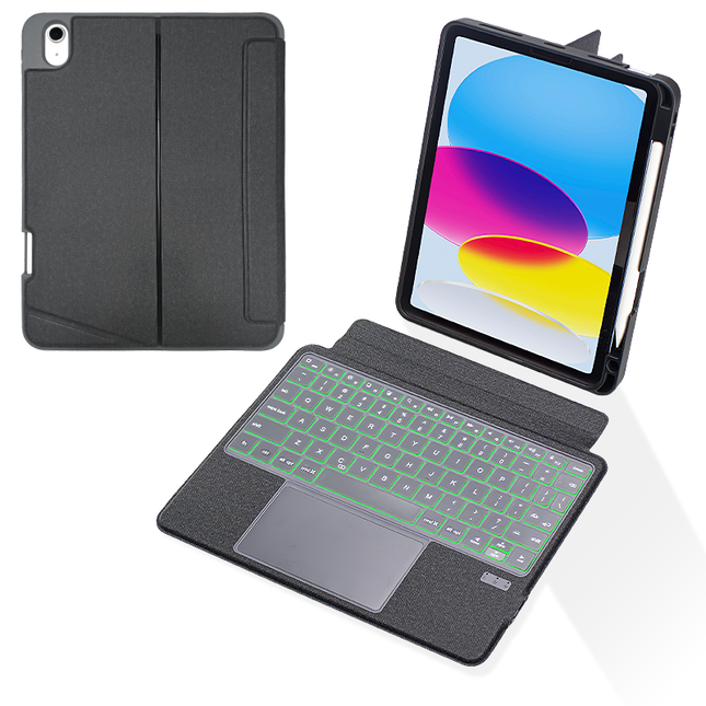 SENYOSON Black iPad Pro Keyboard Case for iPad Pro 12.9 Inch 3rd 4th 5th 6th