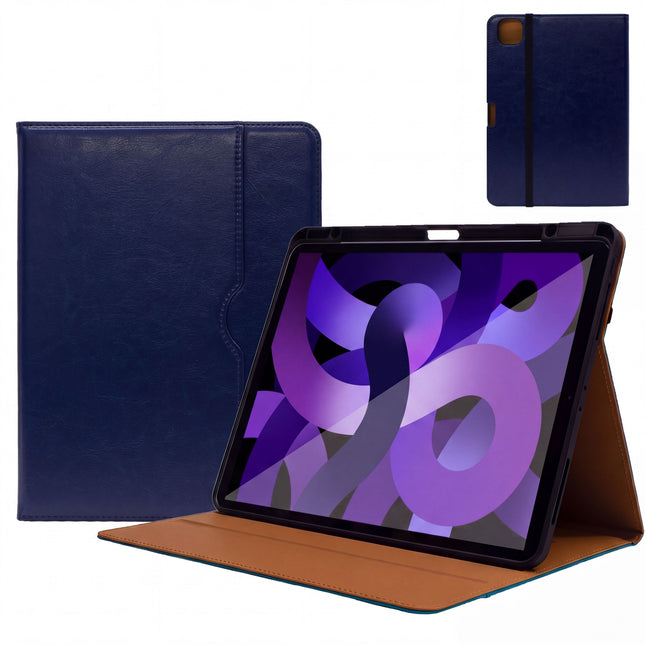 SENYOSON Dark Blue iPad Case for iPad 10th 11th Generation (A16) 10.9/11 Inch 2022/2025 Premium Leather