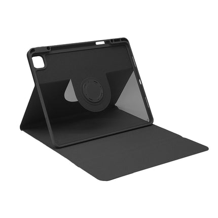 SENYOSON Black iPad Pro 11 Inch Case for iPad Pro 11" M4 5th Generation 2024, Detachable Magnetic Rotating Stand Cover with Honeycomb Back Panel Cooling, Snug Fit Protective Case