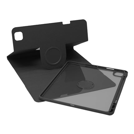 SENYOSON Black iPad Case for 9.7 Inch iPad 5th/6th Generation & iPad Air 2, Detachable Magnetic Rotating Stand Cover with Honeycomb Back Panel Cooling, Snug Fit Protective Case