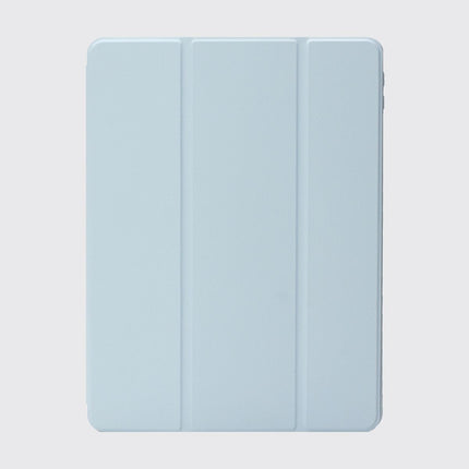 SENYOSON Blue iPad Pro Case for 12.9/13 Inch iPad Pro 12.9" 3rd-6th Gen & iPad Pro 13" & iPad Air 13", Lightweight Slim Soft TPU Trifold Stand Smart Cover with Pencil Holder, Auto Wake/Sleep
