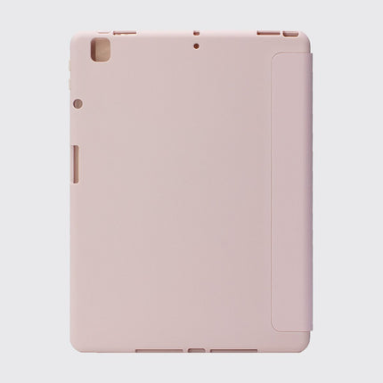 SENYOSON Pink iPad Pro Case for 12.9/13 Inch iPad Pro 12.9" 3rd-6th Gen & iPad Pro 13" & iPad Air 13", Lightweight Slim Soft TPU Trifold Stand Smart Cover with Pencil Holder, Auto Wake/Sleep