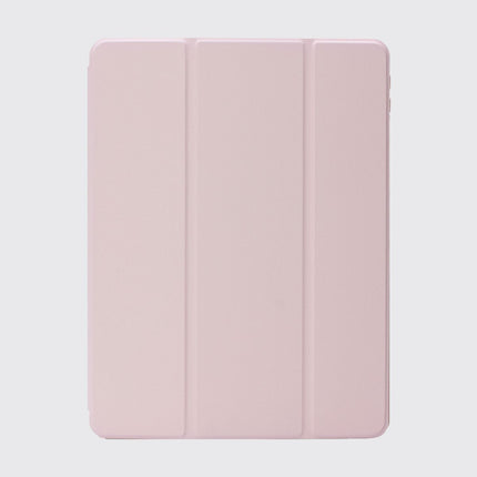 SENYOSON Pink iPad Pro Case for 12.9/13 Inch iPad Pro 12.9" 3rd-6th Gen & iPad Pro 13" & iPad Air 13", Lightweight Slim Soft TPU Trifold Stand Smart Cover with Pencil Holder, Auto Wake/Sleep