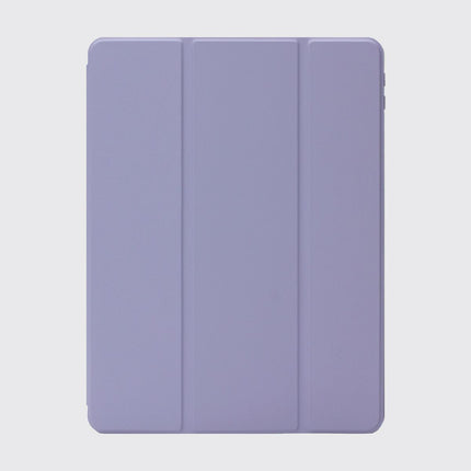 SENYOSON Purple iPad Pro Case for 12.9/13 Inch iPad Pro 12.9" 3rd-6th Gen & iPad Pro 13" & iPad Air 13", Lightweight Slim Soft TPU Trifold Stand Smart Cover with Pencil Holder, Auto Wake/Sleep