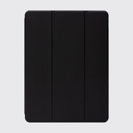 SENYOSON Black iPad Case for 9.7 Inch iPad 5th/6th Generation & iPad Air 2, Lightweight Slim Soft TPU Trifold Stand Smart Cover with Pencil Holder, Auto Wake/Sleep