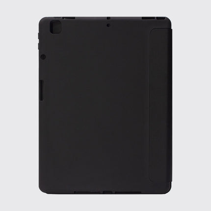 SENYOSON Black iPad Case for 9.7 Inch iPad 5th/6th Generation & iPad Air 2, Lightweight Slim Soft TPU Trifold Stand Smart Cover with Pencil Holder, Auto Wake/Sleep