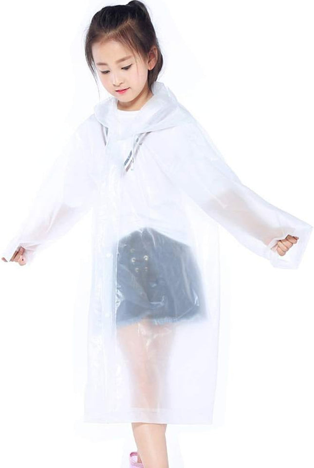 Thicker Reusable Raincoat Rain Poncho Jacket Slicker for Children Boy Girl Kids V1258-DP02-A-1045