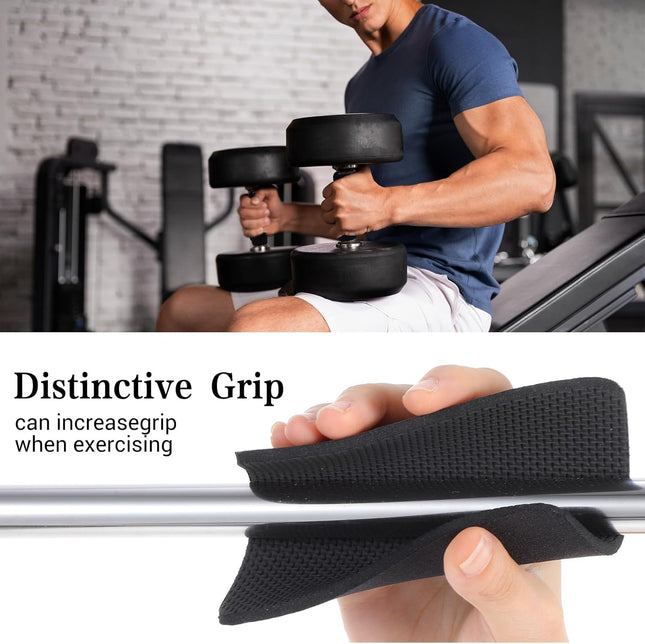 8 PCS Gym Grip Pads Rubber Weight Big Back Lifting Grips Workout Hand Pads Anti-Slip Weight – product detail