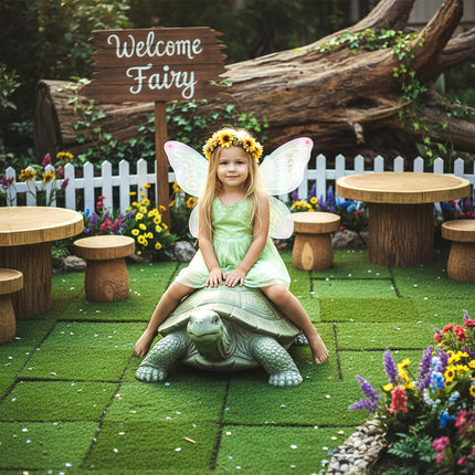 Xindojuz 4 Packs Fake Grass Decor, Artificial Grass for Crafts, Fairy Garden Turf, Diorama Supplies Miniature Lawn Mat, Dollhouse Ornament DIY Decoration Accessories (6" x 6"/15 x 15 cm)