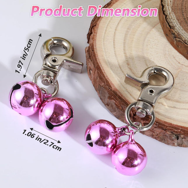 2 PCS Pet Bells for Collar Small Bell for Dog Cat Collar Bells Only Loud Training V1258-DP02-A-1073