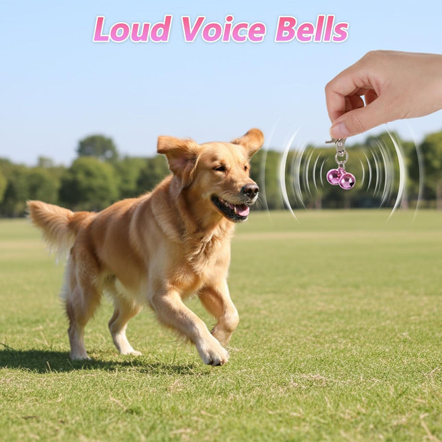 2 PCS Pet Bells for Collar Small Bell for Dog Cat Collar Bells Only Loud Training – product detail