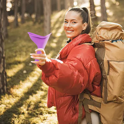 Female Urinal, 4PCS Portable Urination Device Pee Funnel for Travel Camping Hiking, Outdoor Activities, Camping, As a Gift for Women's Equality Day That Benefits Female Health