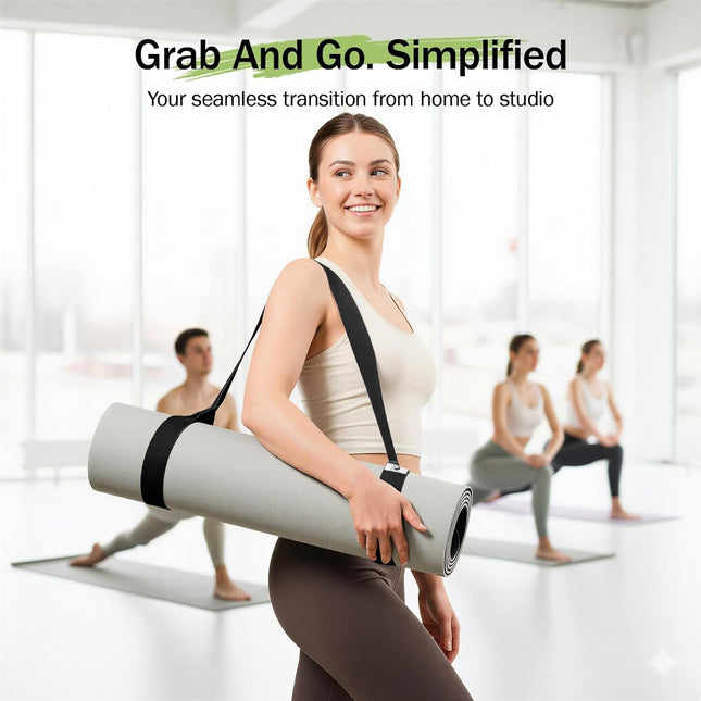 Yoga Mat Straps for Carrying Adjustable Yoga Mat Carrier Sling Fits All Mats(Mat Not Included) – product detail