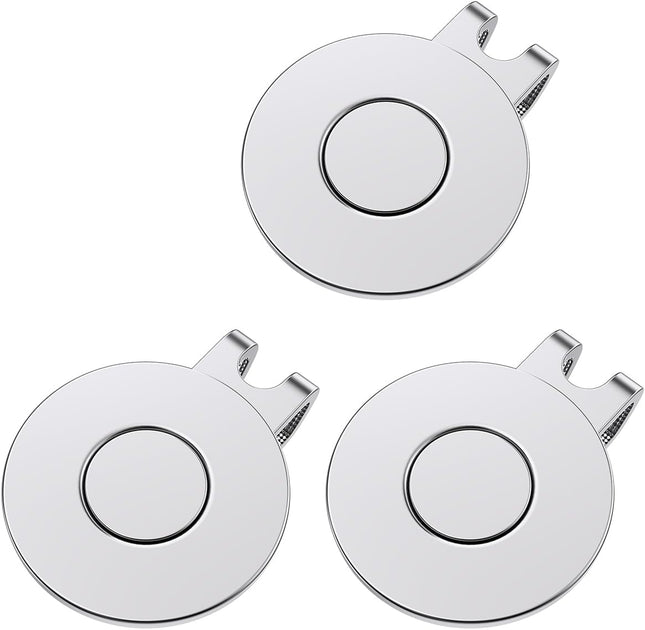 Golf Hat Clips Magnetic Golf Ball Marker Holders for Golf Hats Caps Pants Gloves Bags Visors (Ball Marker