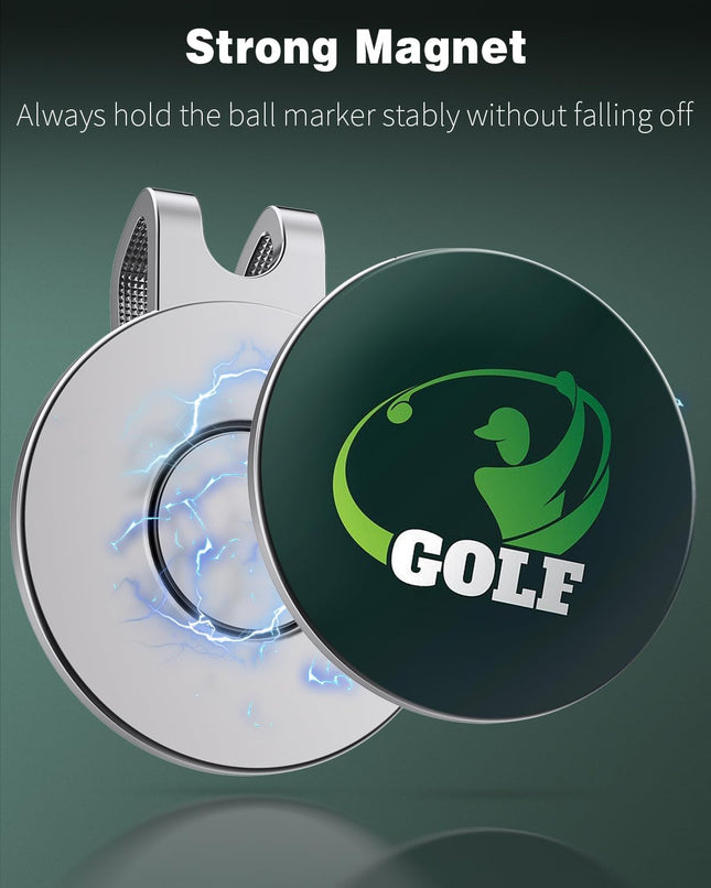 Golf Hat Clips Magnetic Golf Ball Marker Holders for Golf Hats Caps Pants Gloves Bags Visors (Ball Marker – product detail