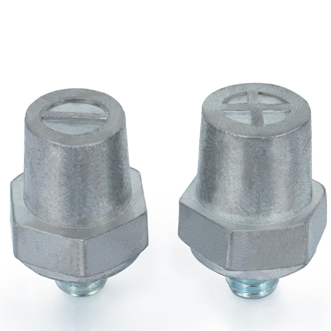 1 Pair, 3/8"-16 Thread Male Battery Post, Lead Made, Side Post to Top Post Battery Adapter, Battery Terminal Extender for Top Post Battery Terminal, Battery Post Extender by