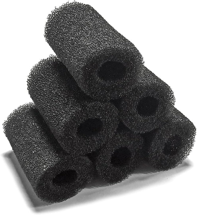 6pcs Pre-Filter Sponge Pre Filter Foam Sponge Roll for Aquarium Fish Tank (6 x 3.5cm/2.4x1.4 inch)