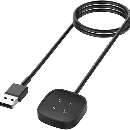 Charger for Fitbit Sense/Sense 2/Versa 3/Versa 4, Replacement Charging Cable Cord Magnetic Dock Stand for Fitbit Sense 1/2, Versa 3/4 Smartwatch