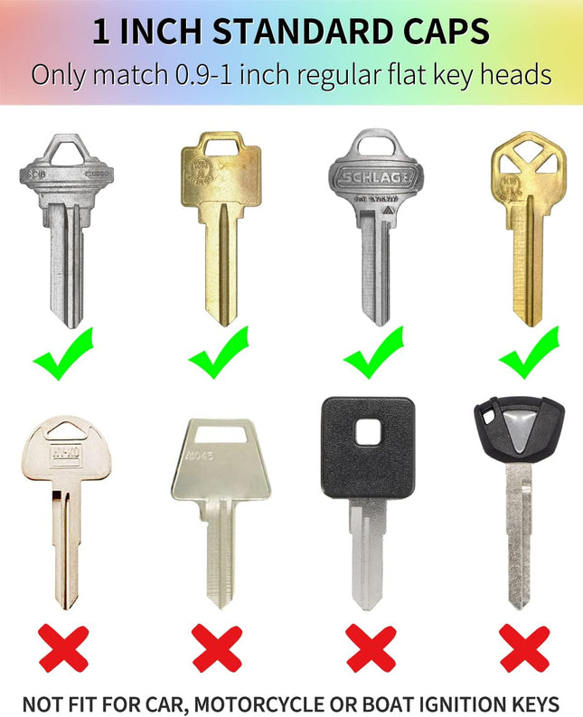 32 PCS 1 Inch Key Cap Covers Key Identifiers Markers Protectors for Standard Regular Thin – product detail