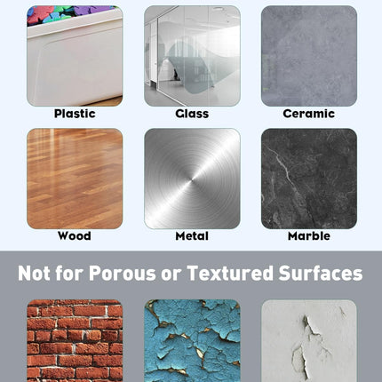 8 Pcs Door Stoppers for Wall, Adhesive Door Knob Wall Protector, Clear Wall Protectors from Door Knobs, Reusable Door Bumpers for Handle Shower Cabinet Home & Kitchen