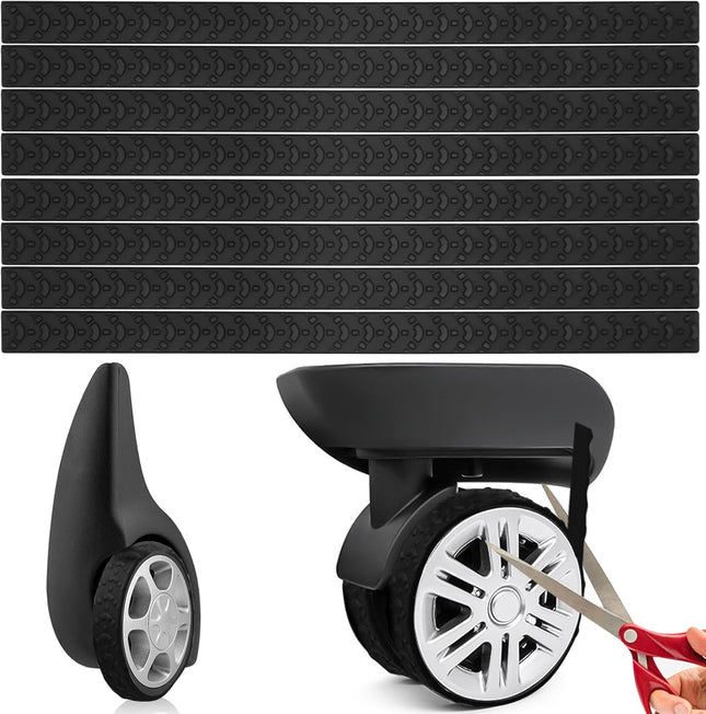 8Pcs Silicone Luggage Cover Protector