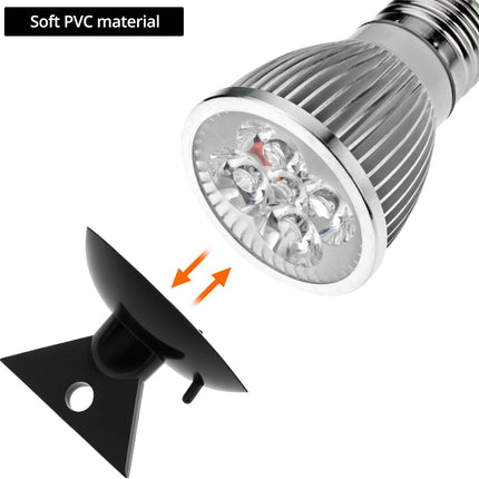 Light Bulb Changer Suction Cup Tool, Compatible with MR16 and GU10 Bulbs, 6 Pack Suction Cups for Bulb Removal