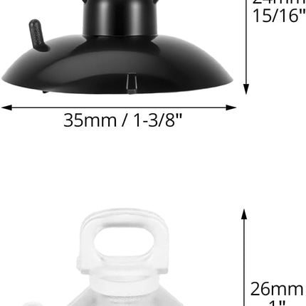 Light Bulb Changer Suction Cup Tool, Compatible with MR16 and GU10 Bulbs, 6 Pack Suction Cups for Bulb Removal