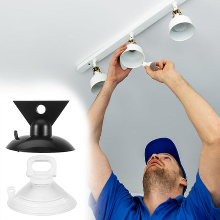 Light Bulb Changer Suction Cup Tool, Compatible with MR16 and GU10 Bulbs, 6 Pack Suction Cups for Bulb Removal